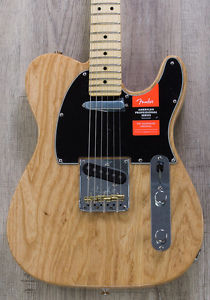 Fender American Professional Telecaster Guitar, Natural Ash, Maple Board