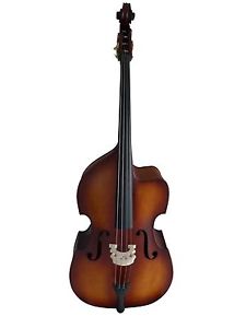 Double Bass 4/4 size, matte, cutaway, half-carved new
