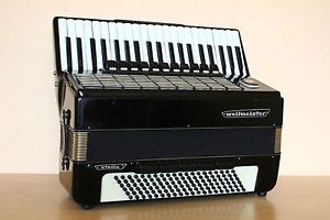 Weltmeister Stella 120 Bass LMMH Accordion Akkordeon Fisarmonica Black