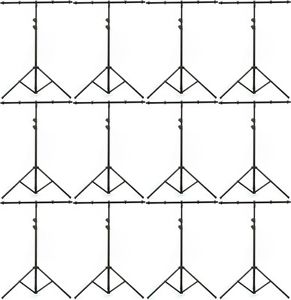 ADJ LTS-6 T-Bar Tripod Lightweight Lighting Stand (12-pack) Value Bundle