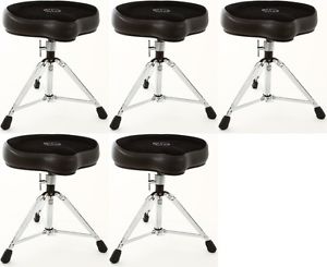 Roc-N-Soc Manual Spindle Drum Throne - Original Saddle,... (5-pack) Value Bundle