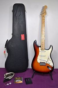 1993 American Made Fender Stratocaster Electric Guitar USA Strat Tobacco burst