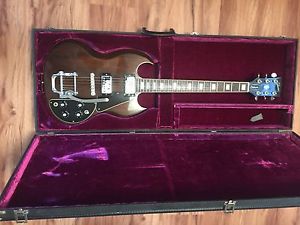 1971 1972 Gibson SG Deluxe Electric Guitar With Case