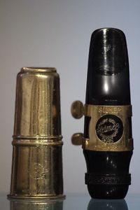 Selmer Soloist F on the table long shank alto sax mouthpiece