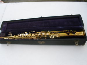 1926 Buescher Soprano Saxophone clean
