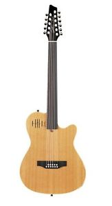Godin A11 Glissentar Two-Chambered Electro-Acoustic Guitar (Natural, Fretless)
