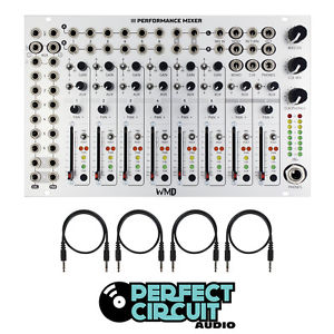 WMD Performance Mixer 8CH Stereo Aux Send 40HP EURORACK - NEW - PERFECT CIRCUIT