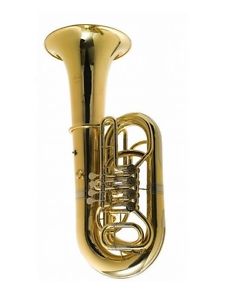GRASSI PROFESSIONAL TBA 200 MK II TUBA IN SIB 4 CILINDRI LACCATO ORO PER BANDA E