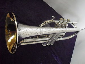 Rare C. G. Conn 112A Cornet (Silver Plated)