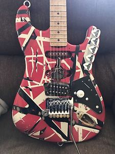 Custom Musikraft Guitar, Custom Paint Job and Original 1984 Floyd Rose!