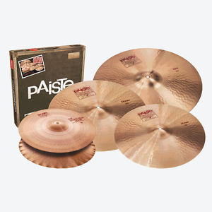 Paiste 2002 Cymbal Set with Free 18" Crash (14" Hi-Hats, 20" Crash and 22" Ride)