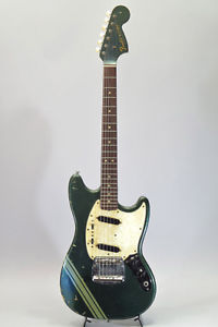 Fender 1969 Mustang Competition Burgundy Vintage Electric Guitar Free Shipping