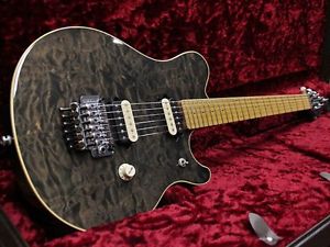 MUSIC MAN AXIS EX Trans Black Used Electric Guitar Free Shipping
