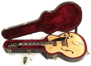 Guild X-170 Manhattan Blonde Hollowbody Electric Guitar Flame Maple Top W/ OHSC