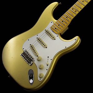 Used Fender Custom Shop TBC 64 Stratocaster Journeyman Relic (Aztec Gold) Guitar