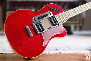 BEAUTIFUL ☆ 1962 Hagstrom P46 Deluxe ☆ Red Sparkle ☆ Clean!!