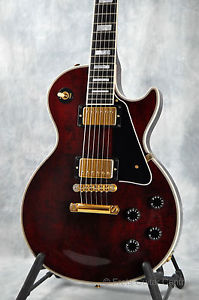 Gibson Les Paul Custom Electric Guitar (2003) - Wine Red