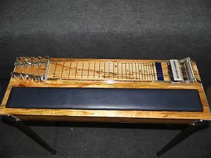 pedal steel guitar Hand Crafted in my shop . Body Ambrosia Maple, Neck Ambrosia