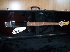 Vintage restored Microfrets Signature bass guitar, very very rare!