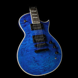 ESP LTD EC-1000 PIEZO Electric Guitar See Thru Blue