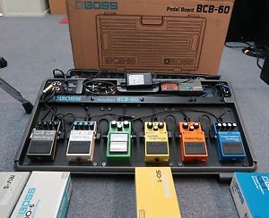 Boss BCB60 loaded Guitar pedal board. RV5  DD6 TS9 SD1 DS1 CS3 TU12