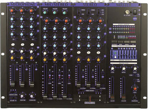 KJM-8000 PRO PLUS 9 Channel Pro KJ/DJ Mixer with Digital Key Control and 7 Band