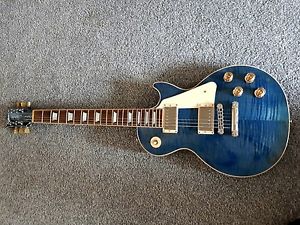 Gibson les paul traditional 2015 Ocean Blue Flame top