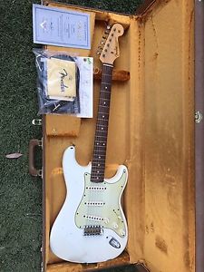 2007 Fender Custom Shop 60 Relic Stratocaster Olympic White