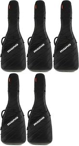 MONO Vertigo Electric Bass Hybrid Gig Bag - Black (5-pack) Value Bundle