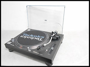 Used Technics SL-1200MK3D Black DJ Turntable Record Player EMS Free tracking