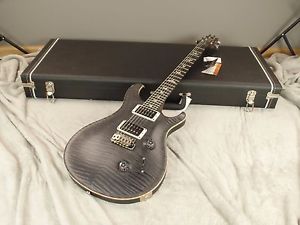PRS Custom 24 10 Top Solid Honduran RW Neck - Gray/Black Satin - Unplayed!