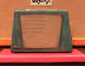 Vintage 1950s Elpico AC-52 Green Cream Guitar Valve Amplifier McCartney Davies