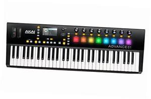 advance 61 | 61-key virtual instrument production controller with full-color