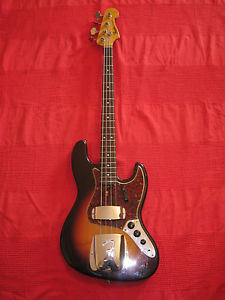 Vintage Fender Jazzbass BJ 64 (professional refinished sunburst,nitro)