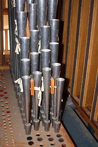 German made pipe organ Trumpet pipes - 16' 85 pipes