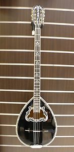 Bouzouki Black Pro, 8 strings, Handmade In Greece + Foam HardCase