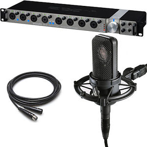 Audio Technica AT4040 Studio Microphone & Zoom UAC-8 Recording Interface + Cable