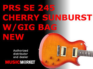 PRS SE 245 CHERRY SUNBURST W/GIG BAG NEW