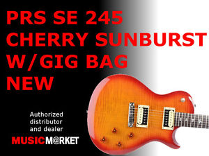 PRS SE 245 CHERRY SUNBURST W/GIG BAG NEW