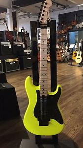 Charvel Pro Mod So-Cal Style 1 HH FR Neon Yellow Electric Guitar Ex Display