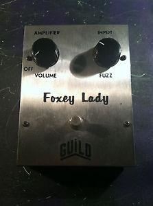 1969 GUILD FOXEY LADY FUZZ EFFECTS PEDAL VINTAGE AND ORIGINAL 2-KNOB VERSION