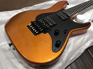 Schecter Sun Valley Super Shredder FR SFG Electric Guitar Lambo Orange Blk Pkgrd
