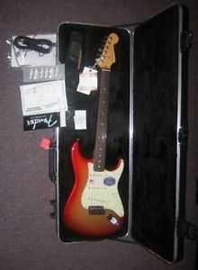Fender Stratocaster American Deluxe Sunset Metallic 2011 Collectable NIB