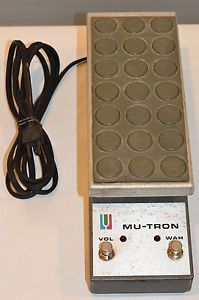 Rare Vintage Musitronics Mu-Tron C200 Volume Wah Pedal Bi Phase Control 1970's