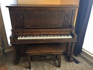 Beautiful Marshall & Wendell Upright Grand Piano