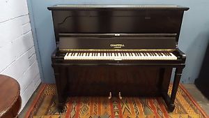 Reconditioned, Gloss Black, “Chappell”, 88 Note, Overstrung Piano. CAN DELIVER.