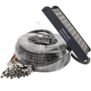32 Channel 200 Foot XLR Color Coded Snake Cable  - 32x8x200 - 200' Stage Snake