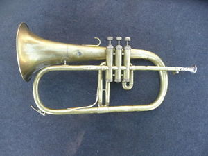 RARE Bb FRENCH VINTAGE FLUGELHORN by COUESNON-PARIS 1953 - GREAT PLAYER!