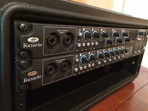 Focusrite Saffire PRO 40 Digital Recording Interface, Octopre MKII, Rack Case