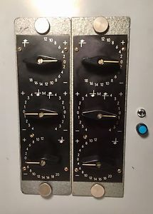2 KLANG FILM RZ062 TUBE EQUALIZERS in KLANG FILM-TELEFUNKEN RACK-GERMANY-RARE